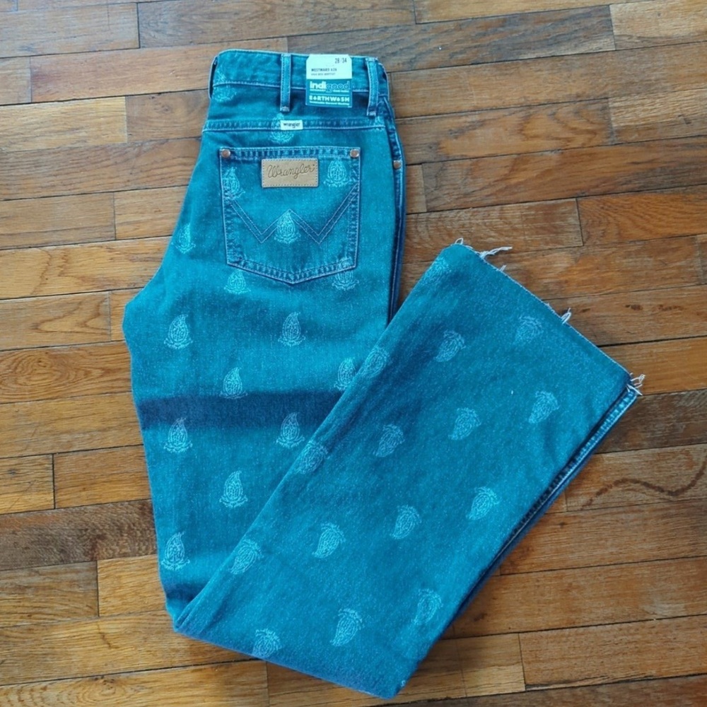 Women’s Wrangler Paisley Print Vintage Bootcut Jeans